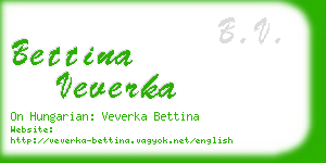 bettina veverka business card